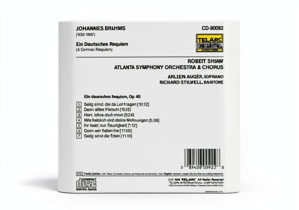 Telarc CD Requiem Symphonies English Audio 1990-1