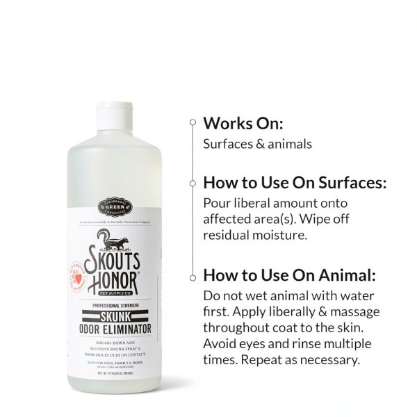 Skunk Odor Eliminator Skout's Honor Pet Remover-5
