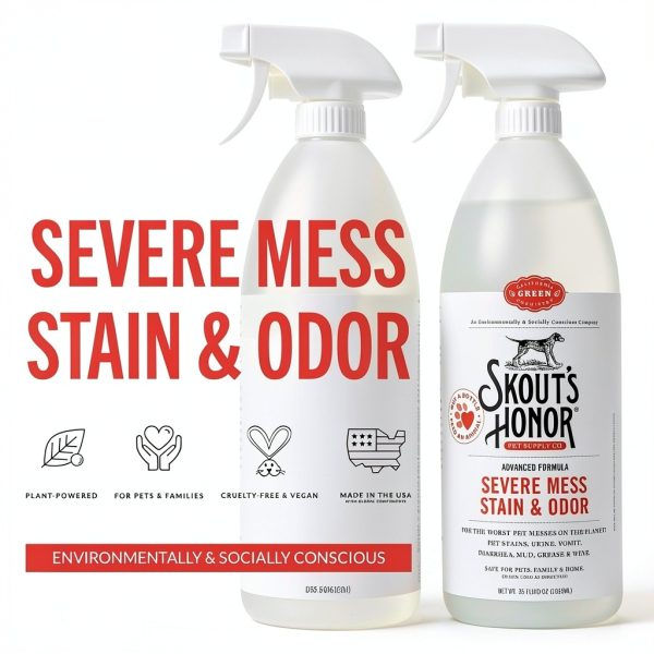 Dog Stain Odor Remover Skout's Honor Plant Cleaner-1