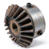 CNBTR 2PCS 20T 8mm Hole 90deg Tapered Bevel Gear Set 45# Steel-1