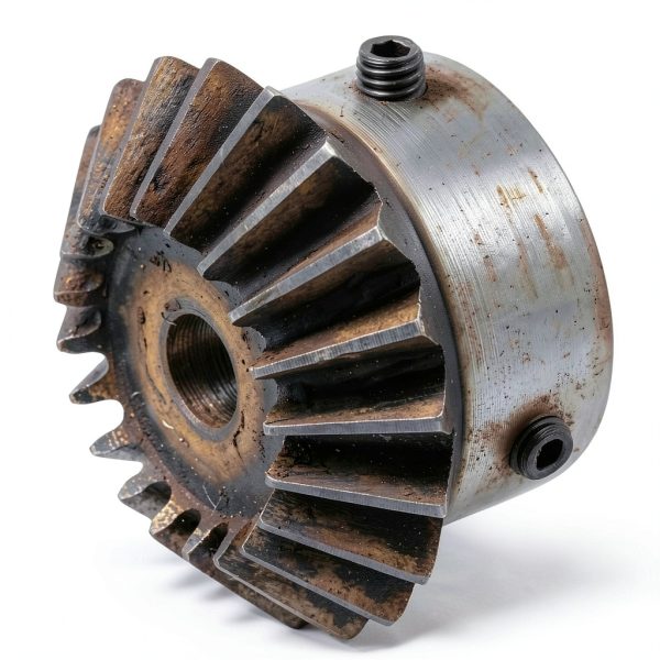 CNBTR 2PCS 20T 8mm Hole 90deg Tapered Bevel Gear Set 45# Steel-1