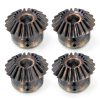 uxcell 4pcs Bevel Gear 2M Module 20T 12mm Shaft 90 degree Gear-0