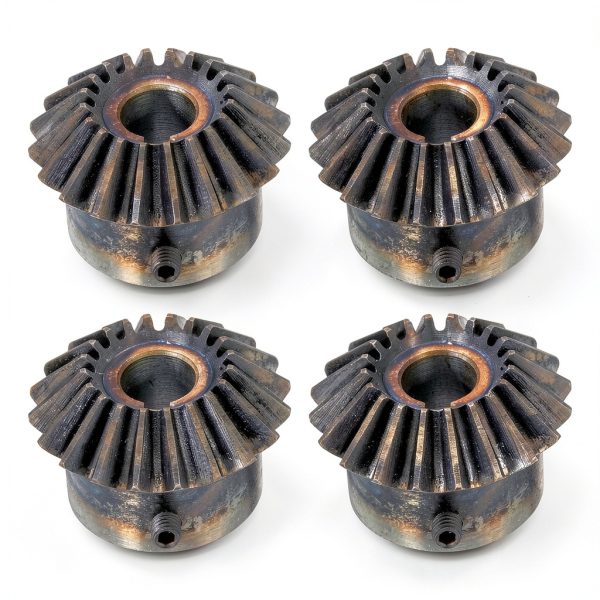 uxcell 4pcs Bevel Gear 2M Module 20T 12mm Shaft 90 degree Gear-0