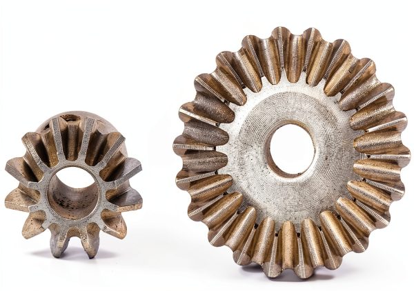Jerliflyer 2pcs Bevel Gear Inner Diameter 10mm Outer 27mm/49mm Steering Gear, for Hardware Mechanical Rotation Honey Extractor Extracting Repair Beekeeping-2