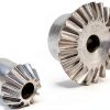 Jerliflyer 2pcs Bevel Gear Inner Diameter 10mm Outer 27mm/49mm Steering Gear, for Hardware Mechanical Rotation Honey Extractor Extracting Repair Beekeeping-7