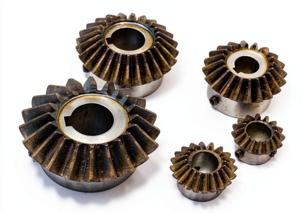 Step Miter 20T Bevel Gear 2M Steel 90° Helical 20mm Bore by GRESIK-5