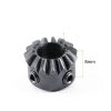 Bevel Gear 0.8 1:1 15T 6.35mm Hole - uxcell 45# Steel Black (2pcs)-1