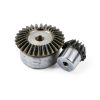 2Pcs Set Bevel Gear 1.5 Mod 1:2 (15T/30T) 90 ° Pairing Heavy Duty Motor Metal Gear-2