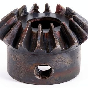Yibuy 45# Steel 16‑Tooth Tapered Bevel Gear Wheel 1.5 Module 8mm Bore-0