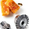 Jerliflyer 2pcs Bevel Gear Inner Diameter 10mm Outer 27mm/49mm Steering Gear, for Hardware Mechanical Rotation Honey Extractor Extracting Repair Beekeeping-1