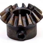 45# Steel Tapered Bevel Gear Wheel 1.5 Module 12 Teeth 8mm Hole yqltd-0