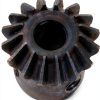 Yibuy 45# Steel 16‑Tooth Tapered Bevel Gear Wheel 1.5 Module 8mm Bore-5