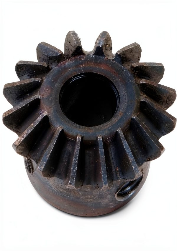 Yibuy 45# Steel 16‑Tooth Tapered Bevel Gear Wheel 1.5 Module 8mm Bore-5