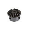 CNBTR 2PCS 20T 8mm Hole 90deg Tapered Bevel Gear Set 45# Steel-3