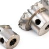 Jerliflyer 2pcs Bevel Gear Inner Diameter 10mm Outer 27mm/49mm Steering Gear, for Hardware Mechanical Rotation Honey Extractor Extracting Repair Beekeeping-4