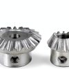 Jerliflyer 2pcs Bevel Gear Inner Diameter 10mm Outer 27mm/49mm Steering Gear, for Hardware Mechanical Rotation Honey Extractor Extracting Repair Beekeeping-5
