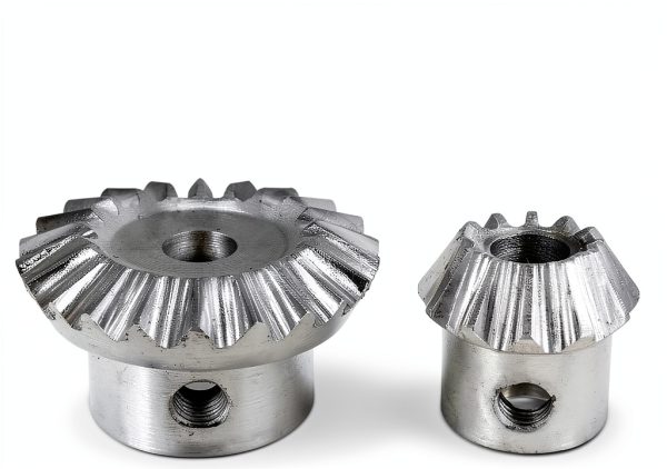 Jerliflyer 2pcs Bevel Gear Inner Diameter 10mm Outer 27mm/49mm Steering Gear, for Hardware Mechanical Rotation Honey Extractor Extracting Repair Beekeeping-5