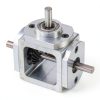 Gear Box uxcell 90 degree right angle Bevel Gearbox 1:1 Output-4