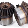 CNBTR 45 Steel 1.5 Modulus Silver 8mm Hole Diameter Tapered Bevel Gear Wheel 20T Pack of 2-2