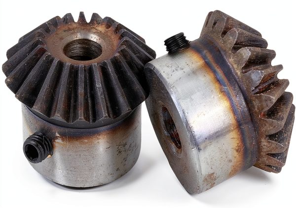 CNBTR 45 Steel 1.5 Modulus Silver 8mm Hole Diameter Tapered Bevel Gear Wheel 20T Pack of 2-2