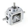 Gear Box uxcell 90 degree right angle Bevel Gearbox 1:1 Output-3