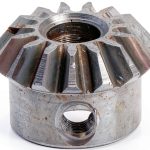 15 Tooth Bevel Gear with 0.8 Modulus for Shaft Diameter 3-6mm, 4mm Hole Steel-0