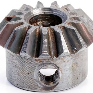 15 Tooth Bevel Gear with 0.8 Modulus for Shaft Diameter 3-6mm, 4mm Hole Steel-0