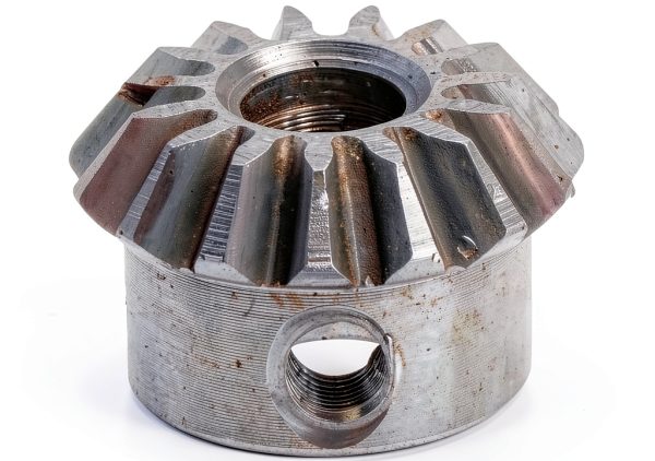 15 Tooth Bevel Gear with 0.8 Modulus for Shaft Diameter 3-6mm, 4mm Hole Steel-0