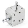 uxcell Tapered Bevel Gear Box 1:1 Double Output 8mm Shaft 20 Teeth-3
