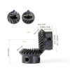 uxcell 90 1to1 tapered bevel gear 8mm bore 25 teeth LH & RH-1