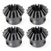 uxcell 4 piece bevel gear 1.5 Module 1:1 16T 12mm Shaft 90° Steering-0