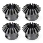 uxcell 4 piece bevel gear 1.5 Module 1:1 16T 12mm Shaft 90° Steering-0