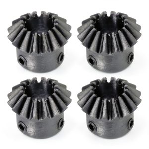 uxcell 4 piece bevel gear 1.5 Module 1:1 16T 12mm Shaft 90° Steering-0