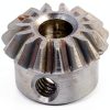 15 Tooth Bevel Gear with 0.8 Modulus for Shaft Diameter 3-6mm, 4mm Hole Steel-3