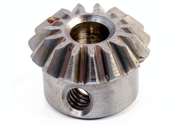 15 Tooth Bevel Gear with 0.8 Modulus for Shaft Diameter 3-6mm, 4mm Hole Steel-3