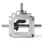 Gear Box uxcell 90 degree right angle Bevel Gearbox 1:1 Output-0