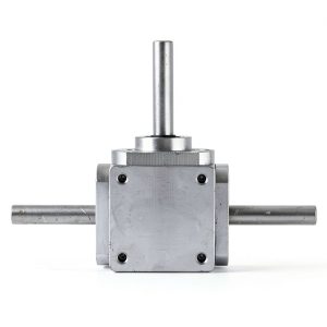 uxcell Gear Box 90 Degree Right Angle Bevel Gearbox 1:1 Forward Double Output Shaft 1 Module 20 Teeth Bevel Gear Aluminum Frame Simple Mechanical DIY Module 8mm Shaft,118x87x30mm(LxWxH)-0