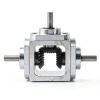uxcell 90° Right Angle Bevel Gearbox Aluminum Frame Double Output 6mm-0