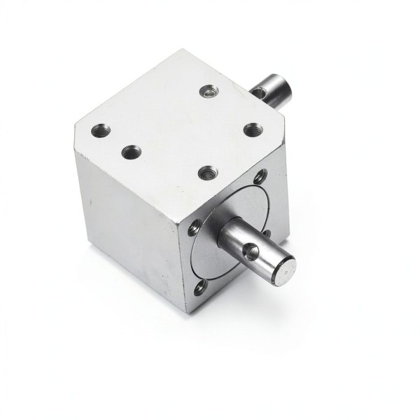 uxcell Tapered Bevel Gear Box 1:1 Double Output 8mm Shaft 20 Teeth-1