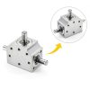 uxcell Tapered Bevel Gear Box 1:1 8mm Output Shaft Right Angle-4