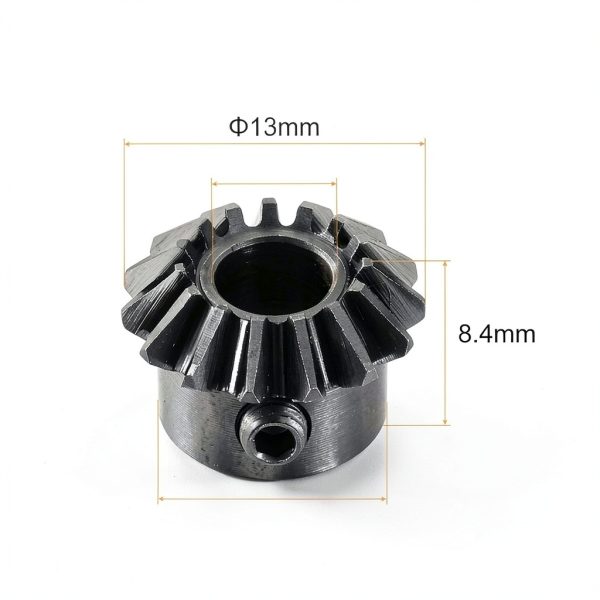 Bevel Gear 0.8M 1:1 Reduction 15T 5mm Hole uxcell Steel 45 Degree-1