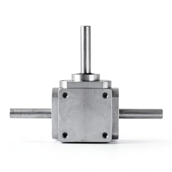 uxcell Gear Box 90 Degree Right Angle Bevel Gearbox 1:1 Forward Double Output Shaft 1 Module 20 Teeth Bevel Gear Aluminum Frame Simple Mechanical DIY Module 8mm Shaft,118x87x30mm(LxWxH)-2