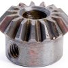15 Tooth Bevel Gear with 0.8 Modulus for Shaft Diameter 3-6mm, 4mm Hole Steel-5