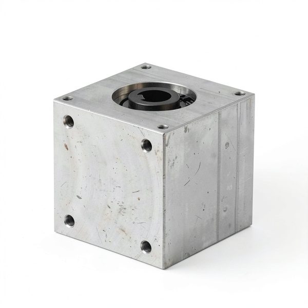 uxcell 90 Degree Right Angle Bevel Gearbox 1:1 Forward and Reverse Double Output Shaft 1 Module 20 Teeth Bevel Gear Aluminum Frame Simple Mechanical DIY Module 10mm Shaft(Bore with Keyway-3