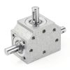 uxcell Tapered Bevel Gear Box 1:1 8mm Output Shaft Right Angle-3