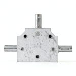 uxcell Tapered Bevel Gear Box 1:1 8mm Output Shaft Right Angle-0