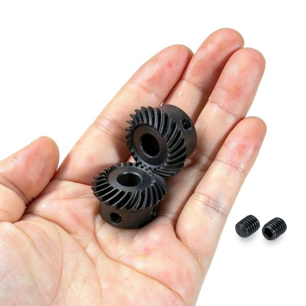 uxcell 90 1to1 tapered bevel gear 8mm bore 25 teeth LH & RH-2