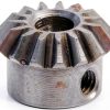 15 Tooth Bevel Gear with 0.8 Modulus for Shaft Diameter 3-6mm, 4mm Hole Steel-6
